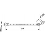 Bosch Ελαστικός Σωλήνας Φρένων - 1 987 481 840