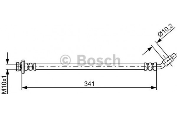 Bosch Ελαστικός Σωλήνας Φρένων - 1 987 481 840