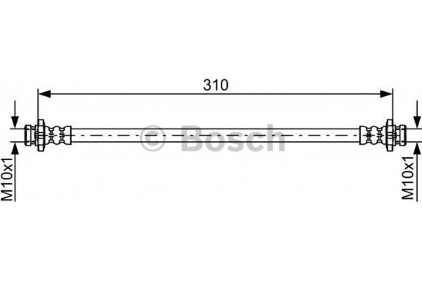 Bosch Ελαστικός Σωλήνας Φρένων - 1 987 481 841