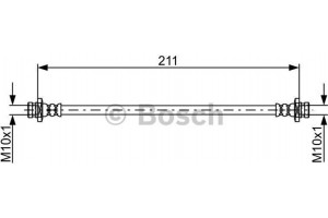 Bosch Ελαστικός Σωλήνας Φρένων - 1 987 481 855
