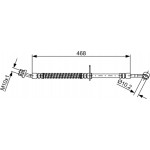 Bosch Ελαστικός Σωλήνας Φρένων - 1 987 481 861