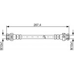 Bosch Ελαστικός Σωλήνας Φρένων - 1 987 481 873