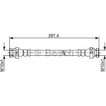 Bosch Ελαστικός Σωλήνας Φρένων - 1 987 481 873