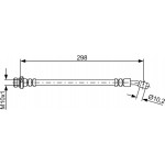 Bosch Ελαστικός Σωλήνας Φρένων - 1 987 481 882
