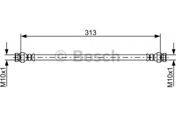 Bosch Ελαστικός Σωλήνας Φρένων - 1 987 481 897