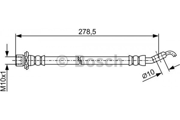 Bosch Ελαστικός Σωλήνας Φρένων - 1 987 481 906