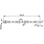 Bosch Ελαστικός Σωλήνας Φρένων - 1 987 481 921