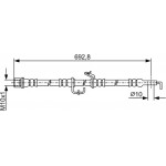 Bosch Ελαστικός Σωλήνας Φρένων - 1 987 481 922