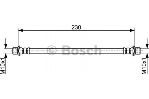 Bosch Ελαστικός Σωλήνας Φρένων - 1 987 481 928
