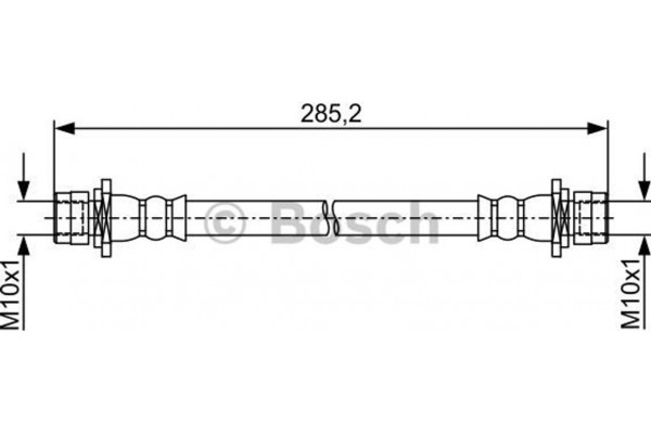 Bosch Ελαστικός Σωλήνας Φρένων - 1 987 481 934