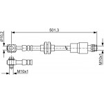 Bosch Ελαστικός Σωλήνας Φρένων - 1 987 481 937