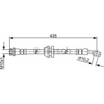 Bosch Ελαστικός Σωλήνας Φρένων - 1 987 481 939