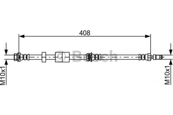 Bosch Ελαστικός Σωλήνας Φρένων - 1 987 481 943