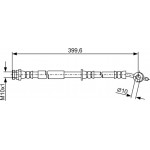 Bosch Ελαστικός Σωλήνας Φρένων - 1 987 481 946