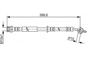 Bosch Ελαστικός Σωλήνας Φρένων - 1 987 481 946