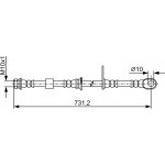 Bosch Ελαστικός Σωλήνας Φρένων - 1 987 481 957 Bosch Ελαστικός Σωλήνας Φρένων - 1 987 481 957