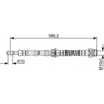 Bosch Ελαστικός Σωλήνας Φρένων - 1 987 481 959