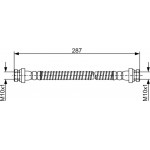 Bosch Ελαστικός Σωλήνας Φρένων - 1 987 481 960