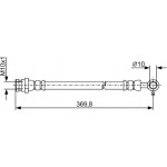 Bosch Ελαστικός Σωλήνας Φρένων - 1 987 481 968