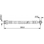 Bosch Ελαστικός Σωλήνας Φρένων - 1 987 481 968