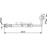 Bosch Ελαστικός Σωλήνας Φρένων - 1 987 481 971