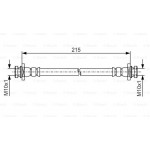 Bosch Ελαστικός Σωλήνας Φρένων - 1 987 481 983