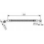 Bosch Ελαστικός Σωλήνας Φρένων - 1 987 481 991