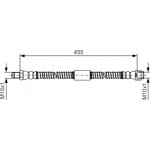 Bosch Ελαστικός Σωλήνας Φρένων - 1 987 481 A02
