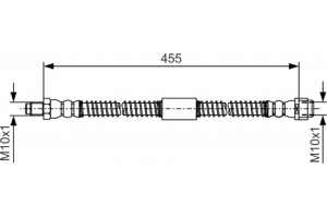 Bosch Ελαστικός Σωλήνας Φρένων - 1 987 481 A02
