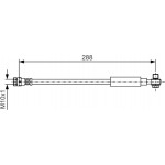 Bosch Ελαστικός Σωλήνας Φρένων - 1 987 481 A26