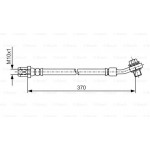 Bosch Ελαστικός Σωλήνας Φρένων - 1 987 481 A42