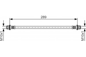 Bosch Ελαστικός Σωλήνας Φρένων - 1 987 481 A59