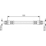 Bosch Ελαστικός Σωλήνας Φρένων - 1 987 481 B22