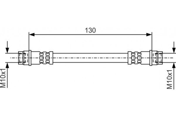 Bosch Ελαστικός Σωλήνας Φρένων - 1 987 481 B22