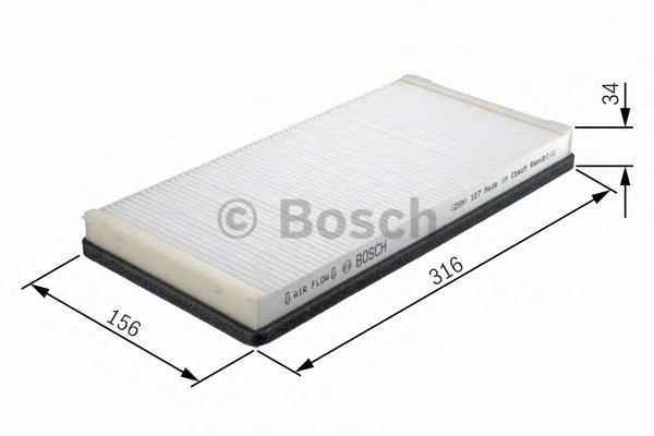 Bosch Φίλτρο, Αέρας Εσωτερικού Χώρου - 1 987 432 007