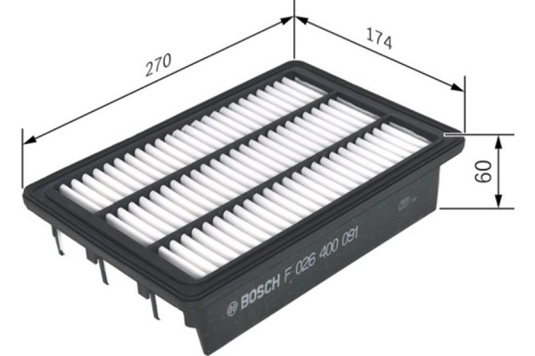 Bosch Φίλτρο Αέρα - F 026 400 091