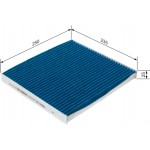 Bosch Φίλτρο, Αέρας Εσωτερικού Χώρου - 0 986 628 569