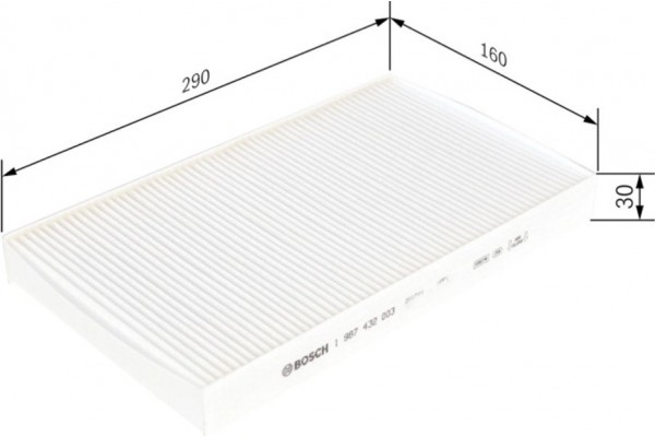 Bosch Φίλτρο, Αέρας Εσωτερικού Χώρου - 1 987 432 003
