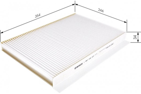 Bosch Φίλτρο, Αέρας Εσωτερικού Χώρου - 1 987 432 037