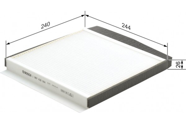 Bosch Φίλτρο, Αέρας Εσωτερικού Χώρου - 1 987 432 064
