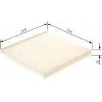 Bosch Φίλτρο, Αέρας Εσωτερικού Χώρου - 1 987 432 085