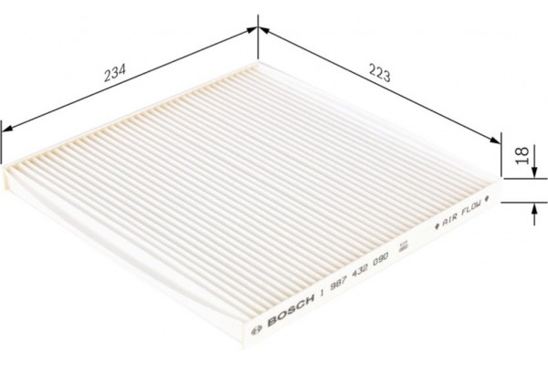 Bosch Φίλτρο, Αέρας Εσωτερικού Χώρου - 1 987 432 090