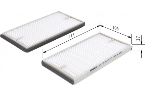 Bosch Φίλτρο, Αέρας Εσωτερικού Χώρου - 1 987 432 156