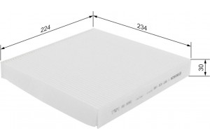 Bosch Φίλτρο, Αέρας Εσωτερικού Χώρου - 1 987 432 166