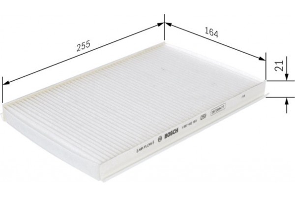 Bosch Φίλτρο, Αέρας Εσωτερικού Χώρου - 1 987 432 183