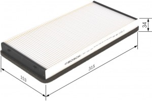 Bosch Φίλτρο, Αέρας Εσωτερικού Χώρου - 1 987 432 200