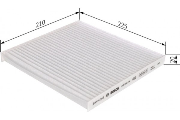 Bosch Φίλτρο, Αέρας Εσωτερικού Χώρου - 1 987 432 246