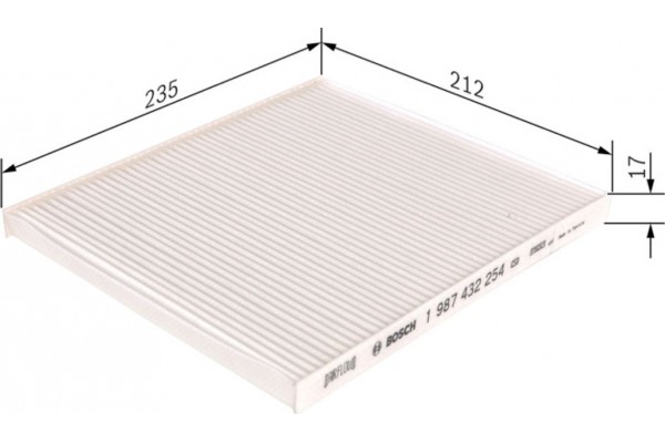 Bosch Φίλτρο, Αέρας Εσωτερικού Χώρου - 1 987 432 254