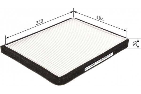 Bosch Φίλτρο, Αέρας Εσωτερικού Χώρου - 1 987 432 255