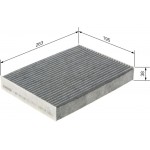 Bosch Φίλτρο, Αέρας Εσωτερικού Χώρου - 1 987 432 538